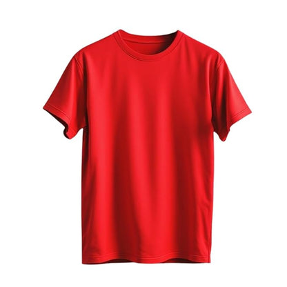 JEDFER Pure Cotton Half Sleeve, Solid, Round Neck T-Shirts for Men's