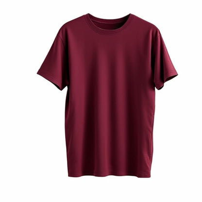 JEDFER Pure Cotton Half Sleeve, Solid, Round Neck T-Shirts for Men's