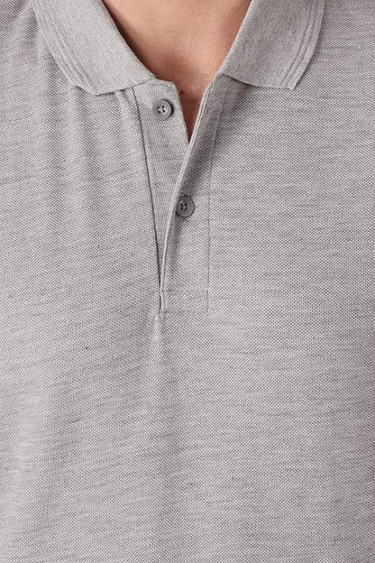 JEDFER Men's Solid Cotton Blend Polo T Shirt | Regular Fit | Collar Polo| Half Sleeves