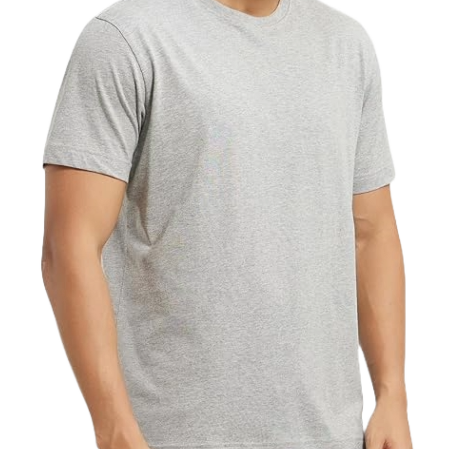 JEDFER Pure Cotton Half Sleeve, Solid, Round Neck T-Shirts for Men's