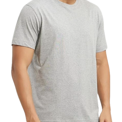 JEDFER Pure Cotton Half Sleeve, Solid, Round Neck T-Shirts for Men's