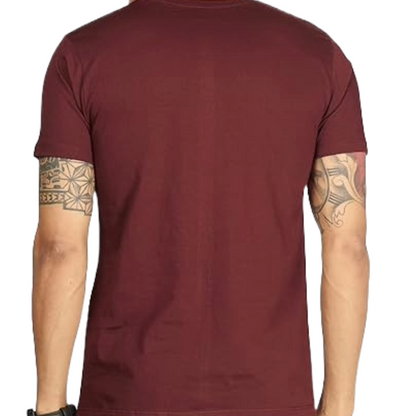 JEDFER Pure Cotton Half Sleeve, Solid, Round Neck T-Shirts for Men's