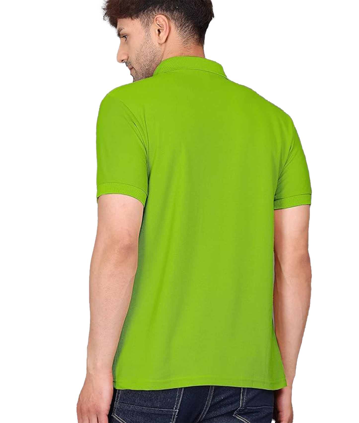 JEDFER Men's Solid Cotton Blend Polo T Shirt | Regular Fit | Collar Polo| Half Sleeves