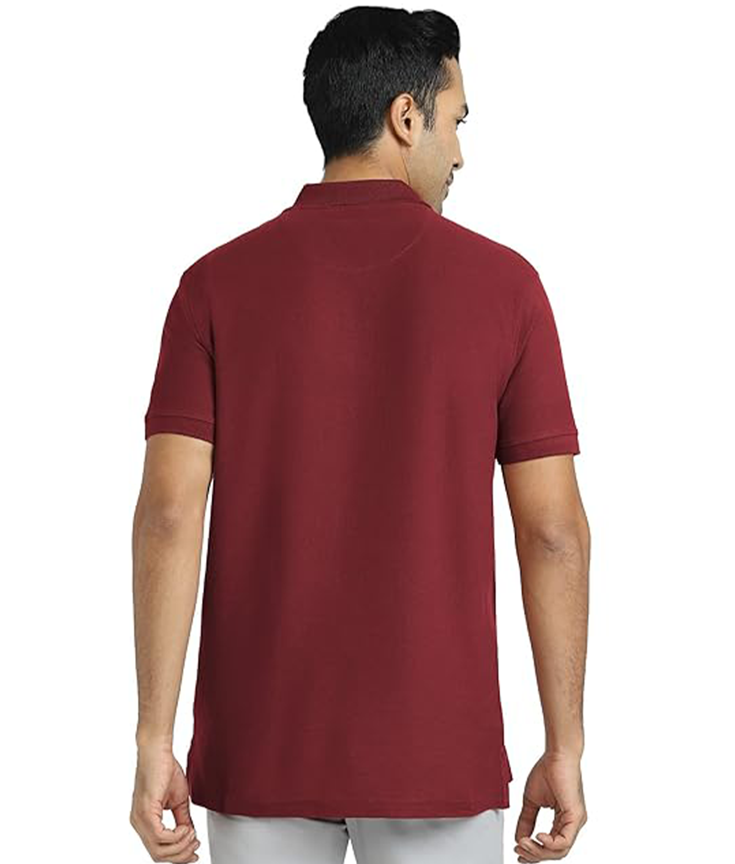 JEDFER Men's Solid Cotton Blend Polo T Shirt | Regular Fit | Collar Polo| Half Sleeves