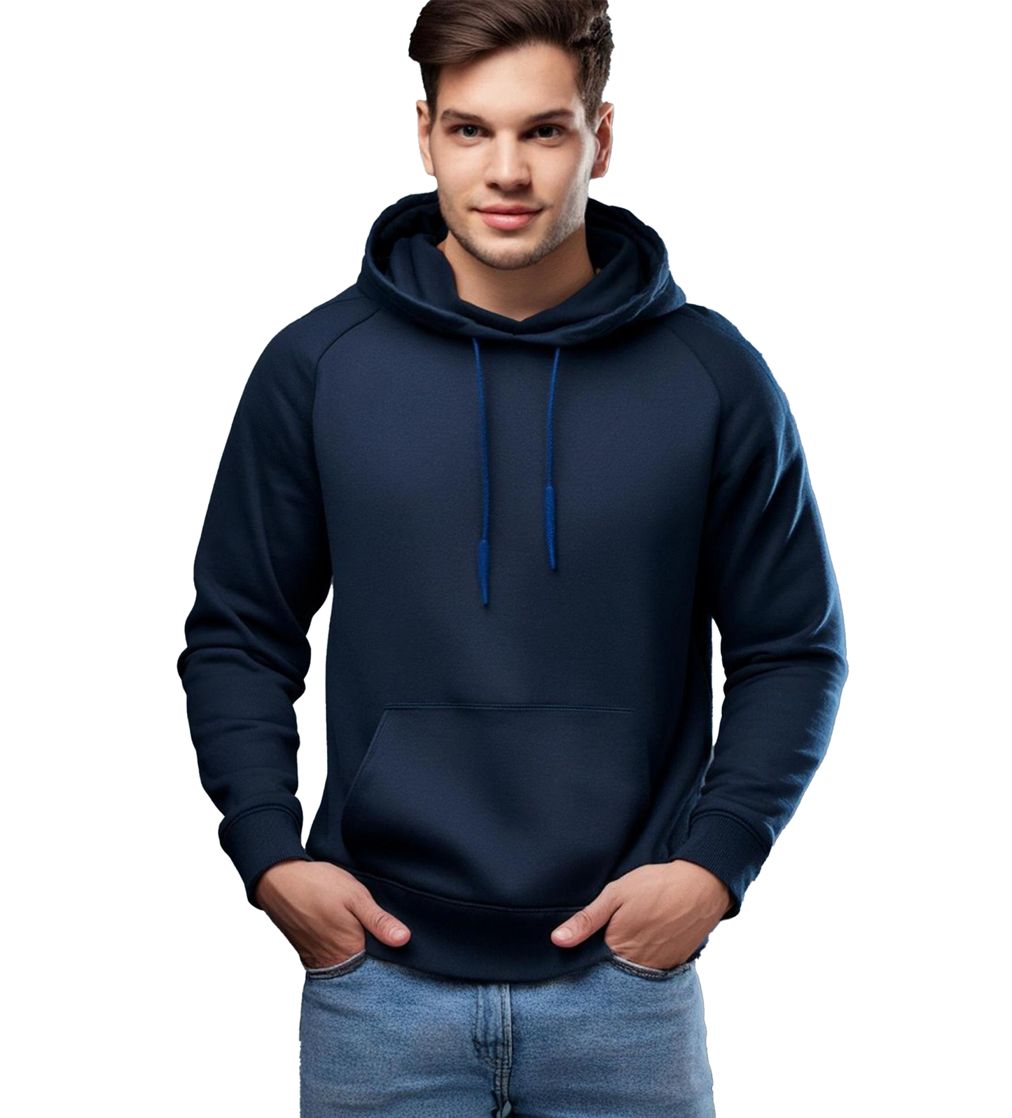 JEDFER Men's Regular Fit, Full Sleeve Hooded Sweatshirt