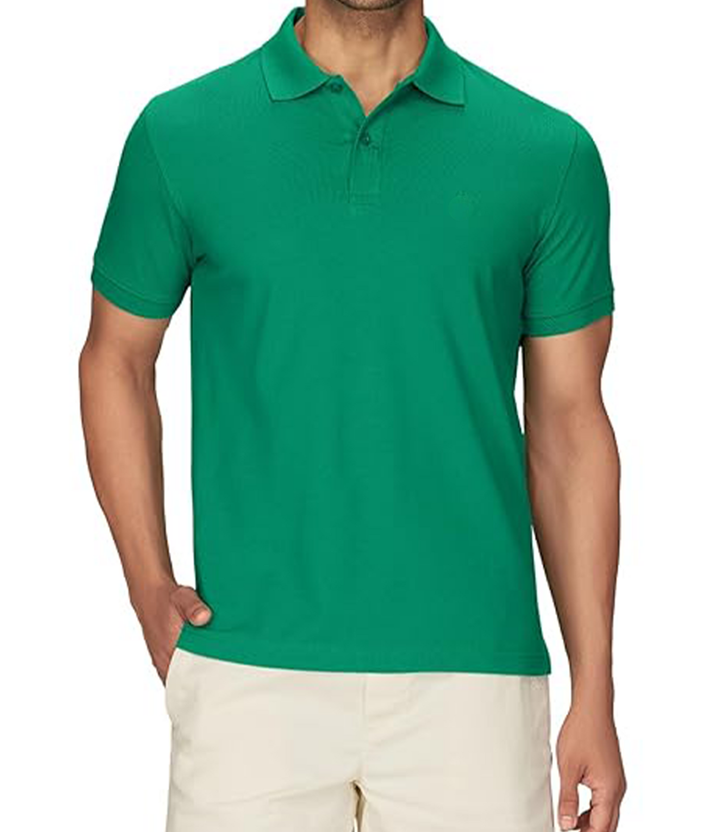 JEDFER Men's Solid Cotton Blend Polo T Shirt | Regular Fit | Collar Polo| Half Sleeves