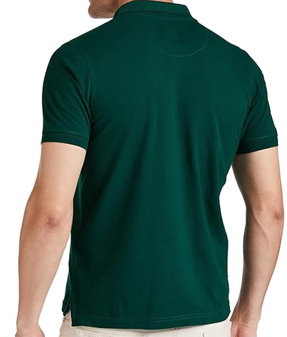 JEDFER Men's Solid Cotton Blend Polo T Shirt | Regular Fit | Collar Polo| Half Sleeves