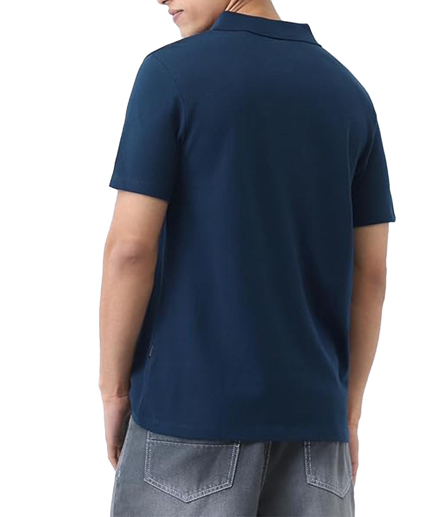 JEDFER Men's Solid Cotton Blend Polo T Shirt | Regular Fit | Collar Polo| Half Sleeves