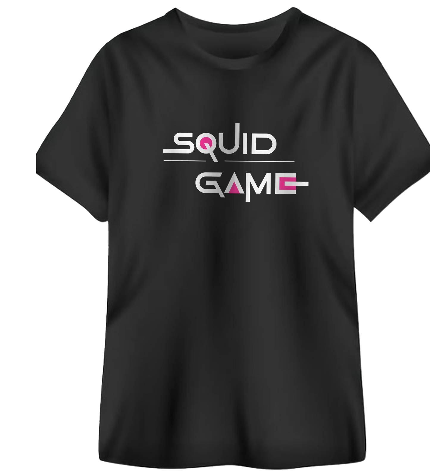 JEDFER Men's 100% Cotton, Half Sleeve, Regular Fit, Round Neck, Squid Game Graphic Printed T-Shirts