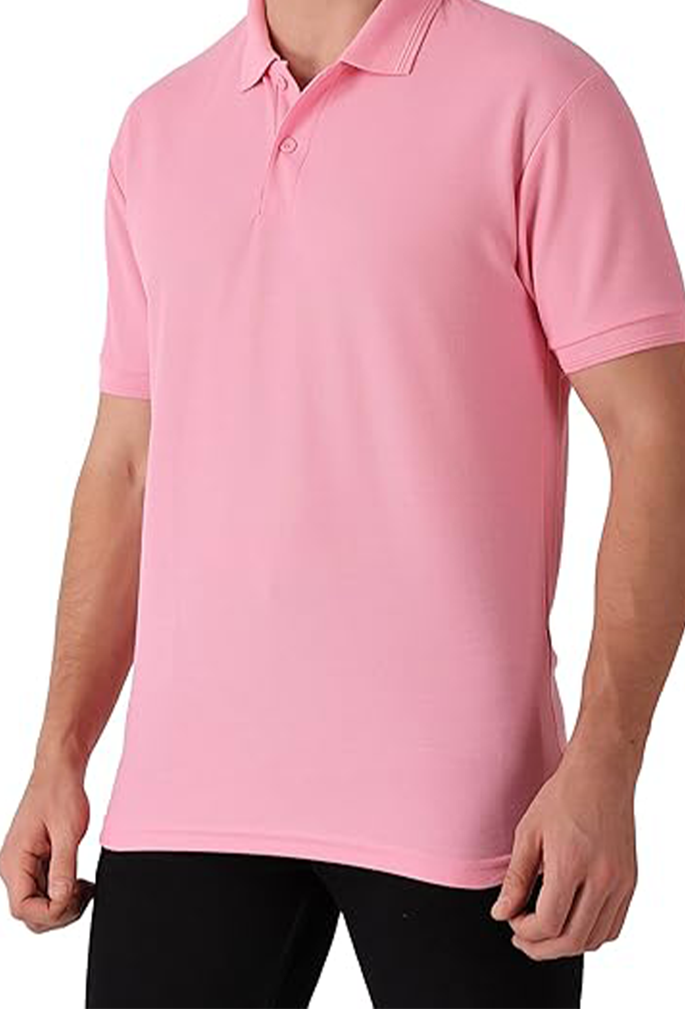 JEDFER Men's Solid Cotton Blend Polo T Shirt | Regular Fit | Collar Polo| Half Sleeves