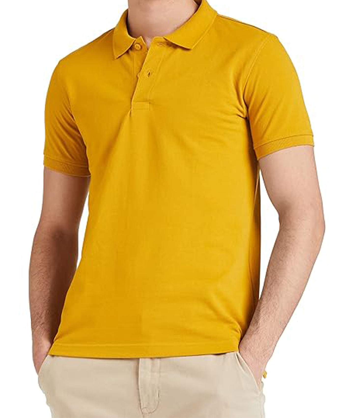 JEDFER Men's Solid Cotton Blend Polo T Shirt | Regular Fit | Collar Polo| Half Sleeves