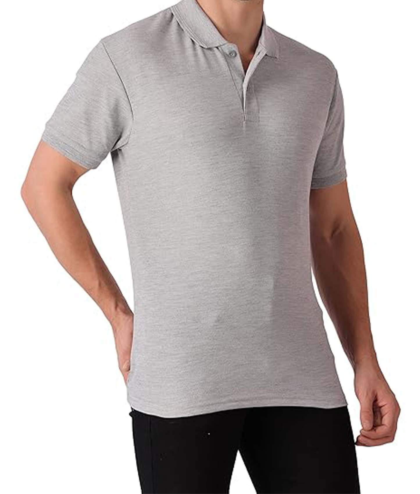 JEDFER Men's Solid Cotton Blend Polo T Shirt | Regular Fit | Collar Polo| Half Sleeves