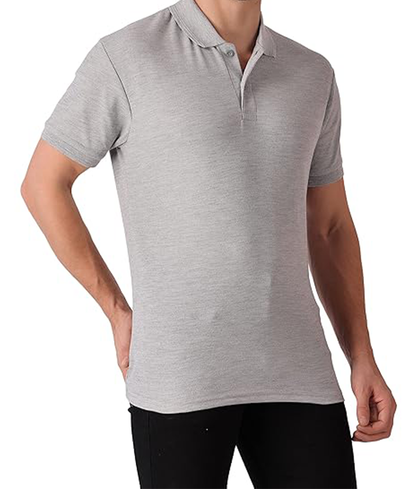 JEDFER Men's Solid Cotton Blend Polo T Shirt | Regular Fit | Collar Polo| Half Sleeves