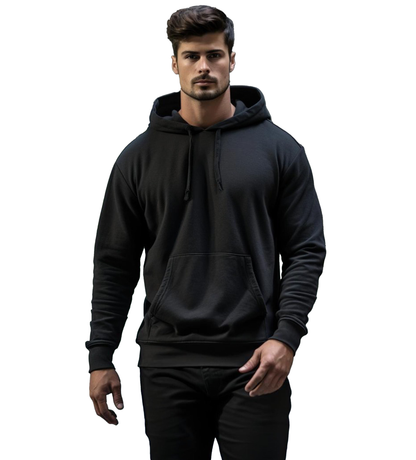 JEDFER Men's Regular Fit, Full Sleeve Hooded Sweatshirt