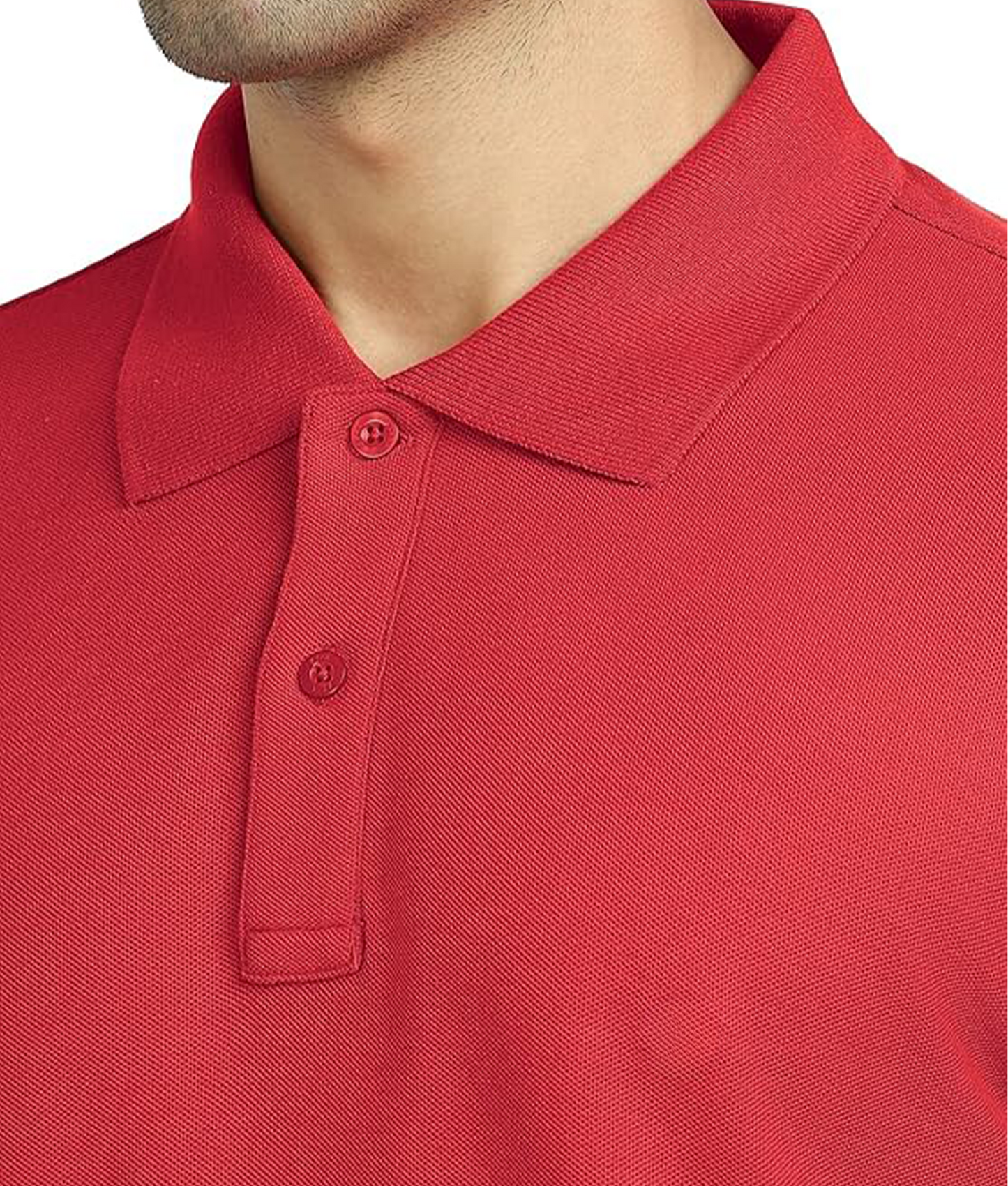 JEDFER Men's Solid Cotton Blend Polo T Shirt | Regular Fit | Collar Polo| Half Sleeves