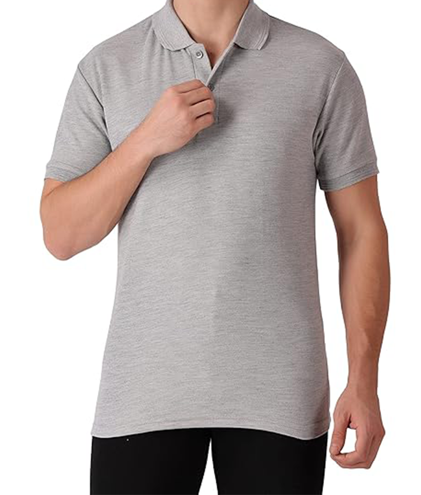 JEDFER Men's Solid Cotton Blend Polo T Shirt | Regular Fit | Collar Polo| Half Sleeves