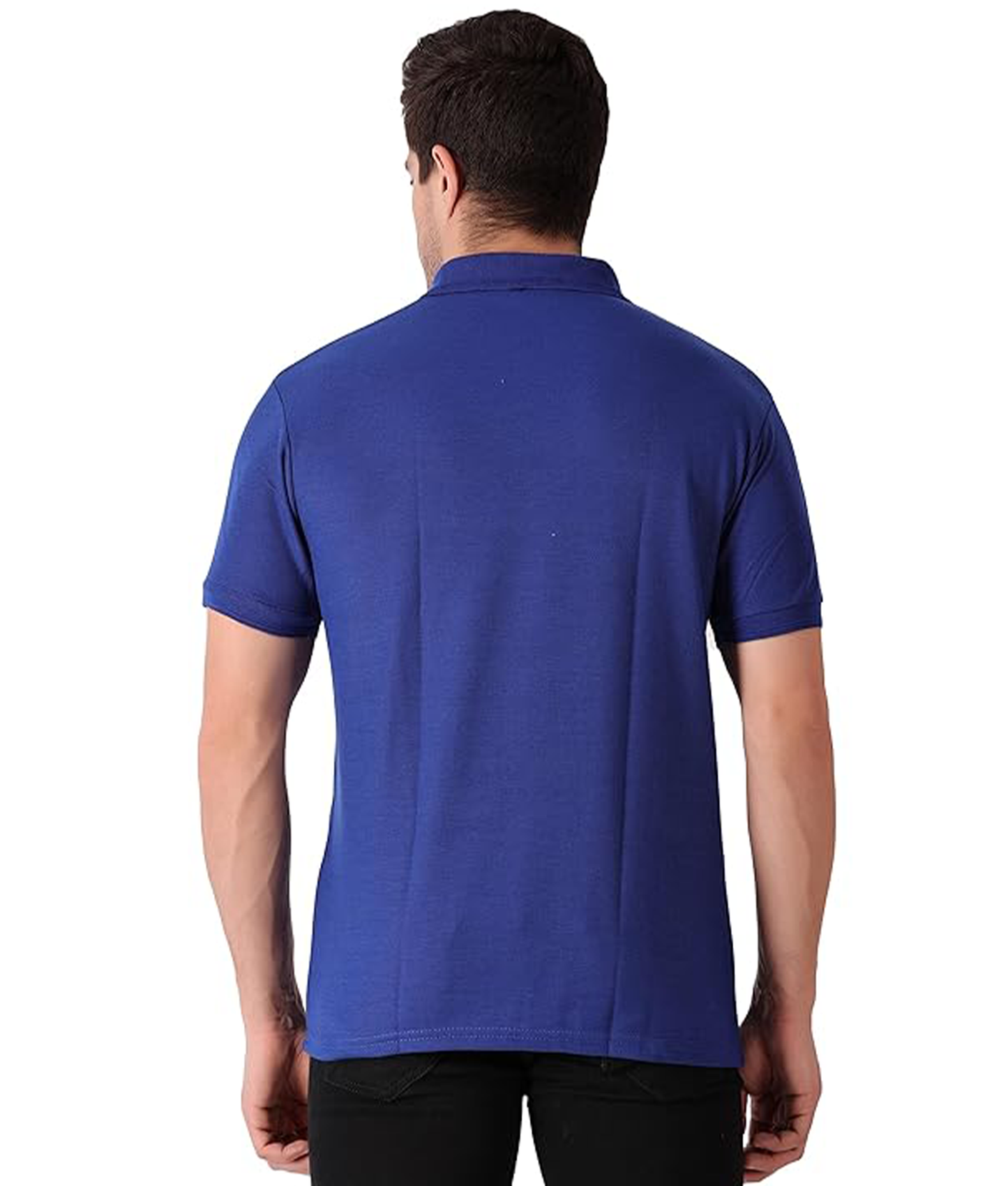 JEDFER Men's Solid Cotton Blend Polo T Shirt | Regular Fit | Collar Polo| Half Sleeves