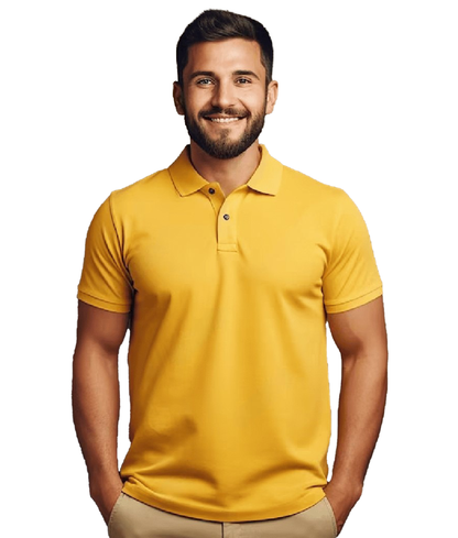 JEDFER Men's Solid Cotton Blend Polo T Shirt | Regular Fit | Collar Polo| Half Sleeves