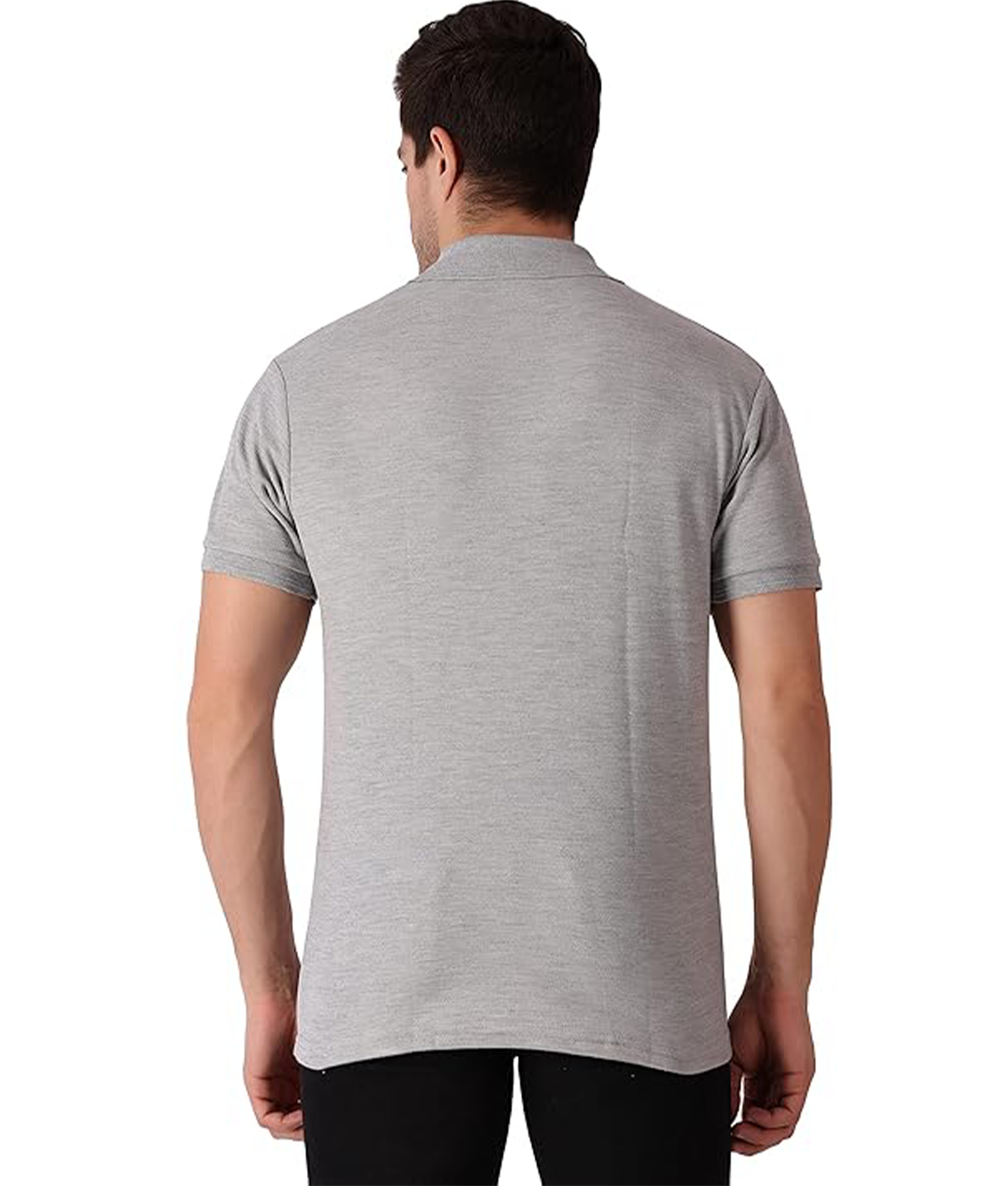 JEDFER Men's Solid Cotton Blend Polo T Shirt | Regular Fit | Collar Polo| Half Sleeves