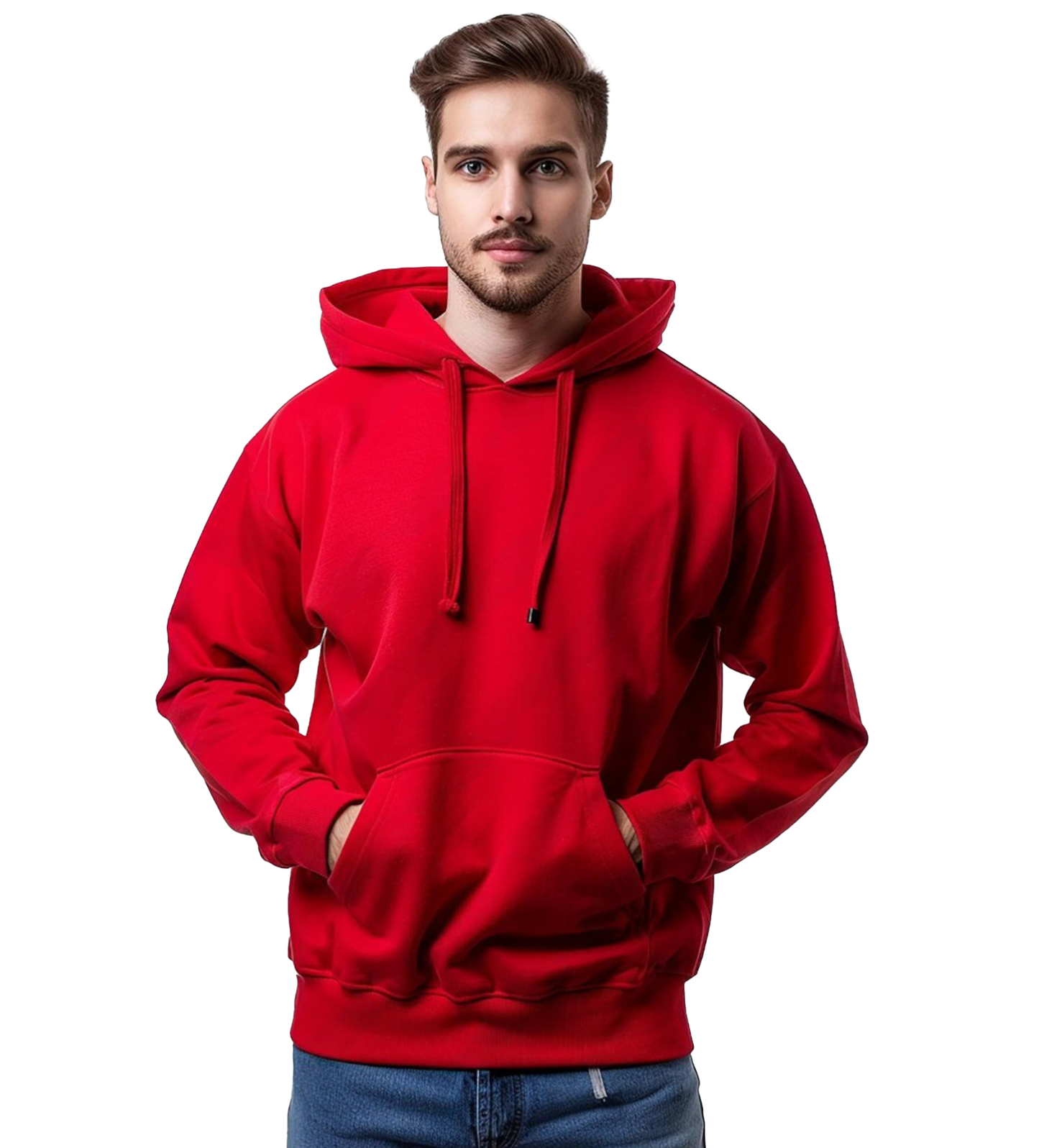 JEDFER Men's Regular Fit, Full Sleeve Hooded Sweatshirt