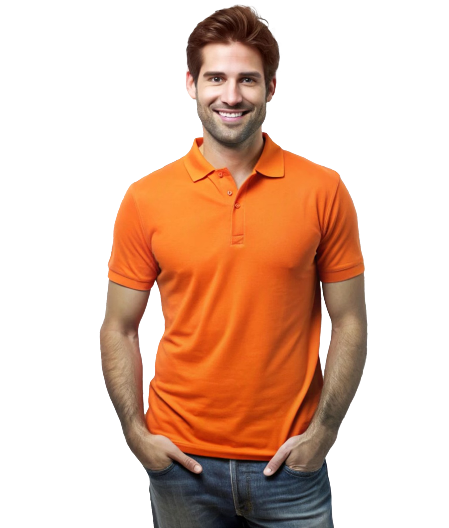 JEDFER Men's Solid Cotton Blend Polo T Shirt | Regular Fit | Collar Polo| Half Sleeves