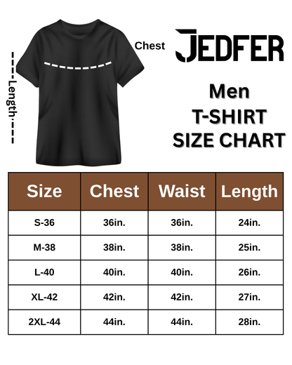 JEDFER Men's 100% Cotton, Half Sleeve, Regular Fit, Round Neck, Squid Game Graphic Printed T-Shirts