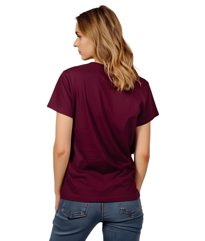 JEDFER Women's 100% Cotton, Half Sleeve, Round Neck, Regular Fit, Tom & Jerry Graphic Print T-Shirt