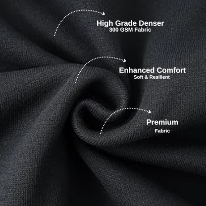 JEDFER Men's Regular Fit, Full Sleeve Hooded Sweatshirt
