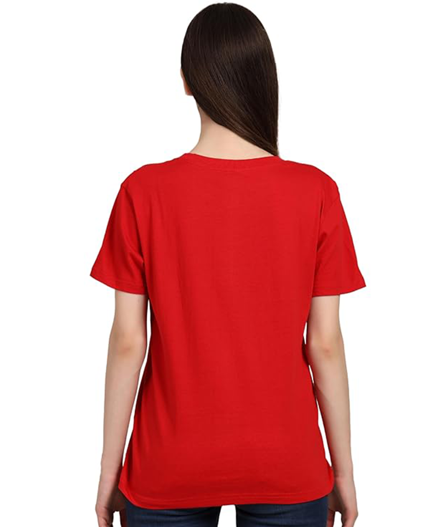 JEDFER Women's 100% Cotton, Half Sleeve, Round Neck, Regular Fit, Tom & Jerry Graphic Print T-Shirt